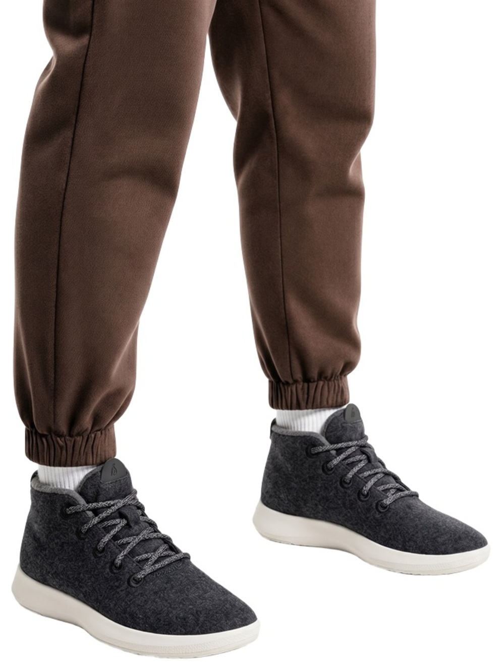 Allbirds Wool Runner-Up Mizzles High-Top Sneaker in Tuke Jo Cream Sole